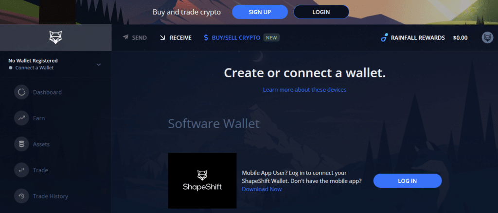 Create or connect a wallet