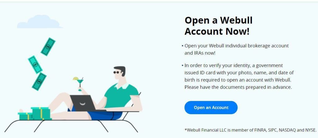 Webull sign-up