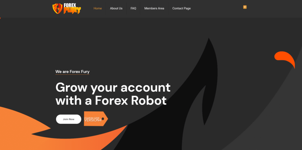 forex fury landing page image