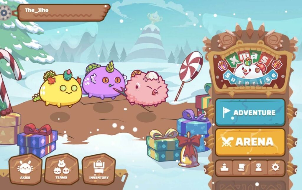 Axie infinity gameplay