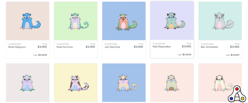 Cryptokitties gameplay