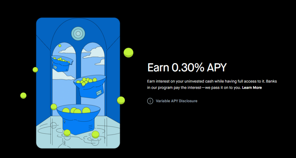 Earn 0.30 % APY