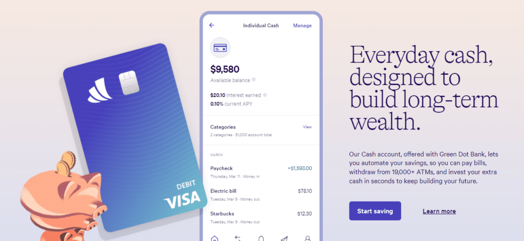 Everyday cash, designed to build long-term wealsh