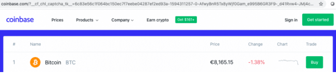 coinbase.com page