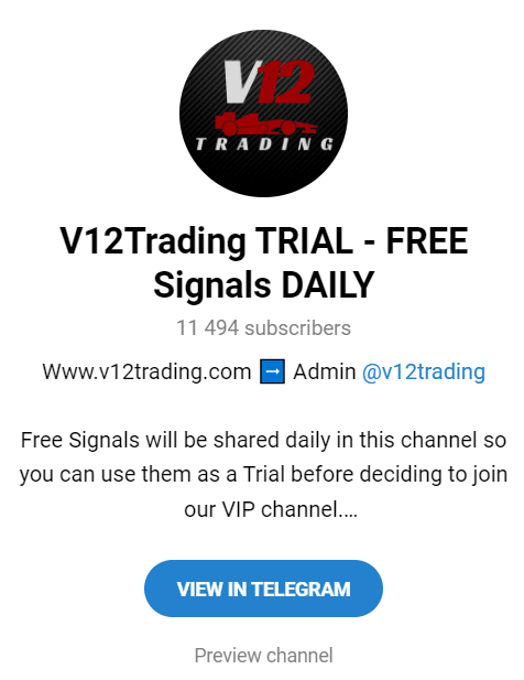 V12 Trading group details